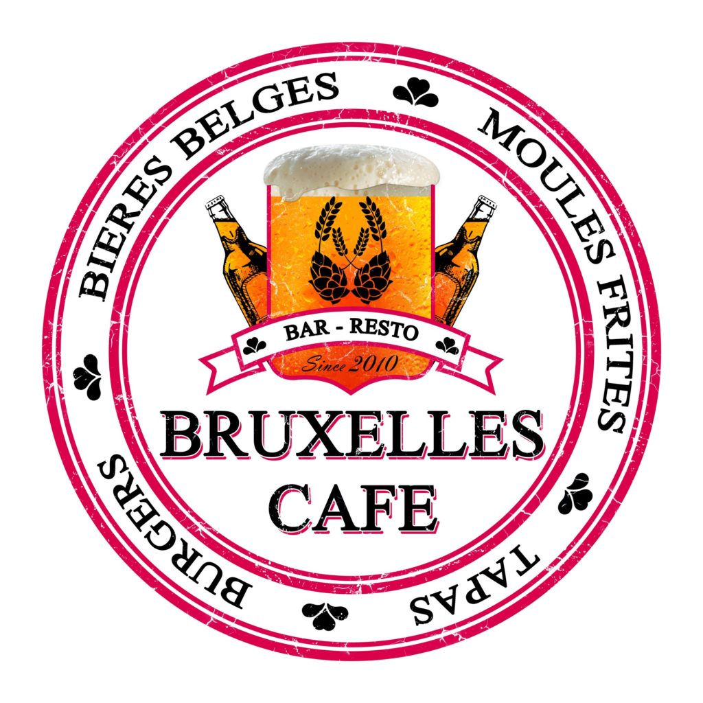 Logo Bruxelles Cafe - version mousse